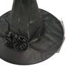 Children and Adults Halloween Rose Mesh Witch Hat Costume