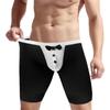 Men'S Sexy Tuxedo Boxer Briefs Sissy Pouch Shorts Panties With Bow Tie Waiter Costume Lingerie Underwear Nightclub Maid Uniform