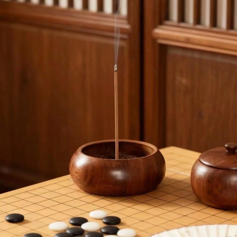 Handcrafted Wooden Incense Holder Solid Wood Stick Holder Eco-Friendly Incense Burner  Tea Room