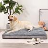Luxury Dog Bed Removable Washable Cover Non-Slip Memory Foam Bedding Dogs Cats Crate Travel Comfort
