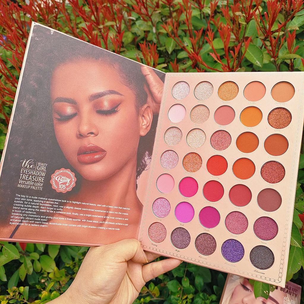 Paleta de farduri de pleoape 105 culori Paleta de machiaj cu paiete Machiaj de scena Paleta COS