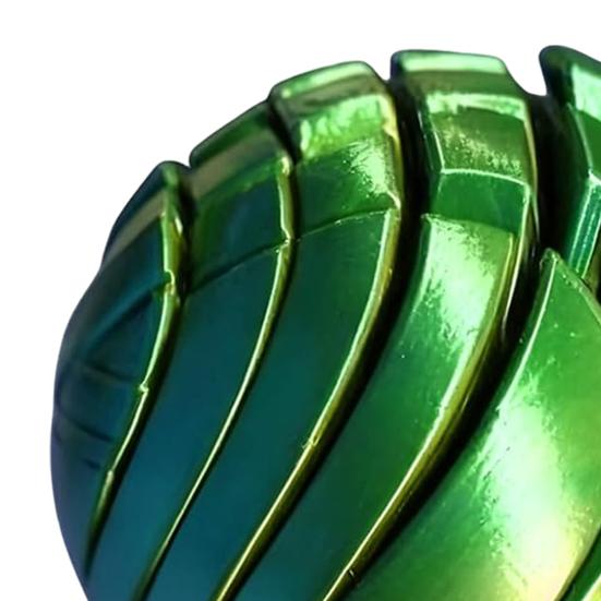 3D Printed Fidget Ball Toy for Stress Relief Twistsphere Fidget Toy Hypnotic Ball Spinner Sensory Toy for Adults Kids