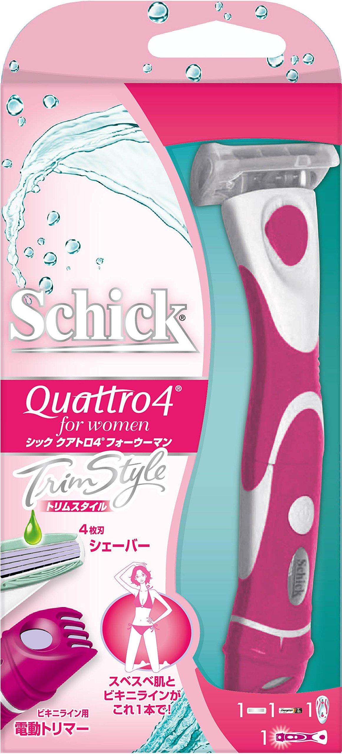 

Schick Quattro 4 для женщин Trim Style Holder 1 запасная бритва (Включает лезвие) Женский