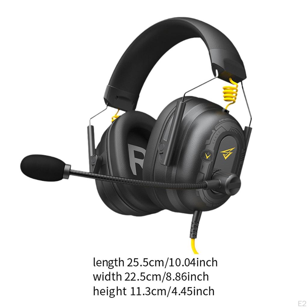 Wired Gaming Headset 3 Special Sound Effects Portable Headphones for Home Computer E Sports Players
