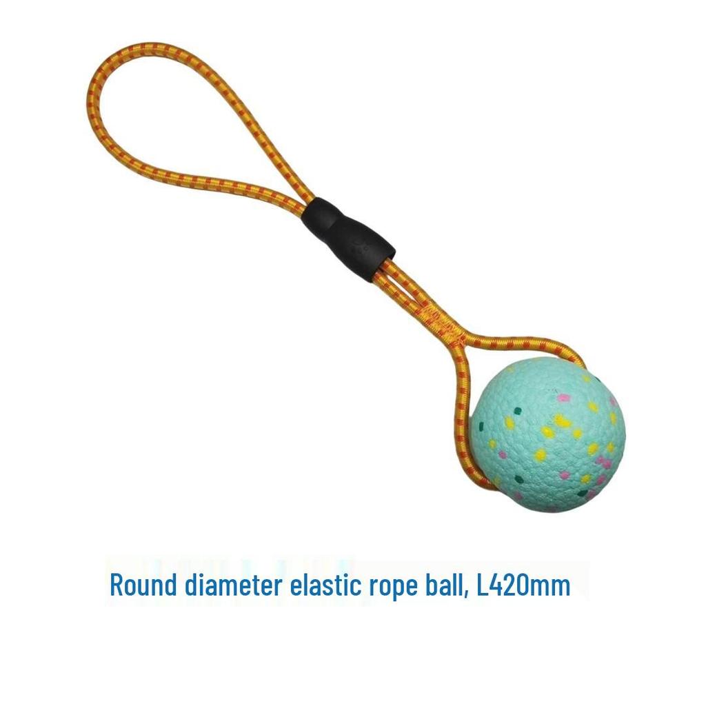 ETPU Popcorn Ball: Chew-Resistant Interactive Dog Toy for Tug of War and Puzzle Play