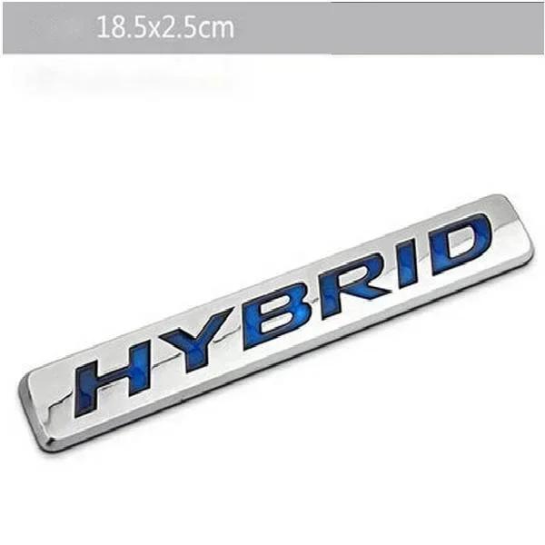 hxqgn9 1Pc 3D Metal emblem For Toyota Camry hybrid car logo HYBRID car sticker word logo rear tail modification sticker car Accessories