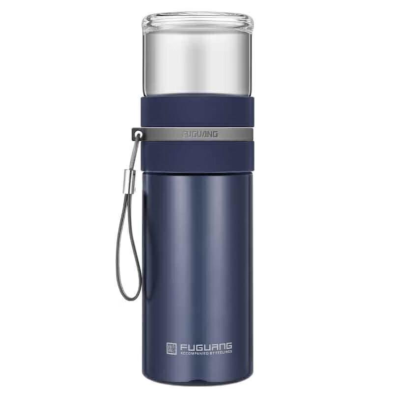 Fuguang Double-Layer Tea Infuser Glass Bottle 240ml
