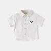 Boys Short Sleeve Shirt Casual Button Down Collared Summer Top Fashion Clothing for Toddler and Kids