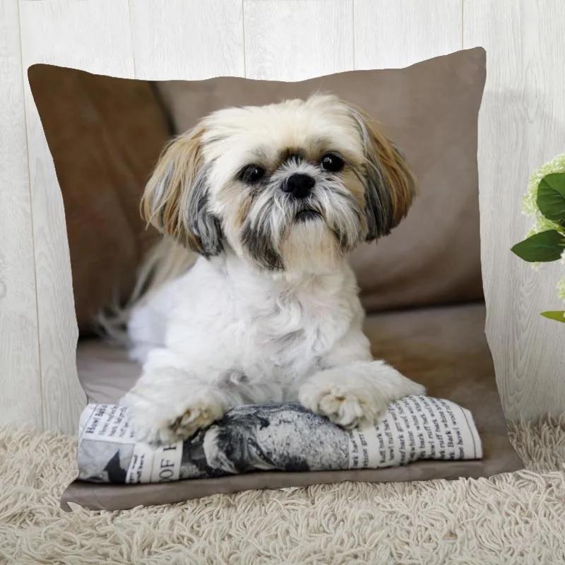 Fodera per cuscino per cane Shih Tzu Personalizza federa Moderna casa decorativa federa per soggiorno