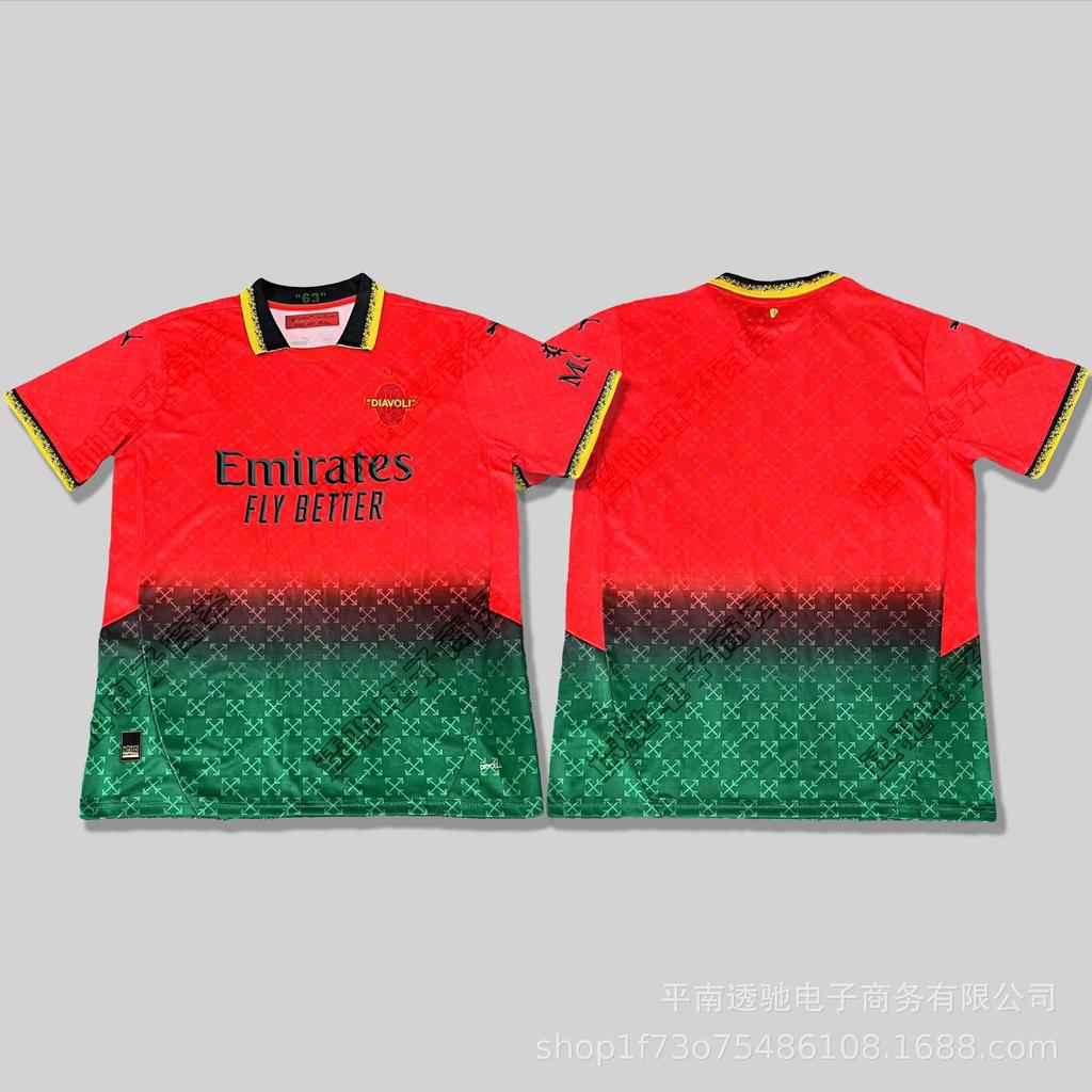0607AC Milan retro jersey Cacanesta Maldini Inzaghi Pirlo long short-sleeved football jersey