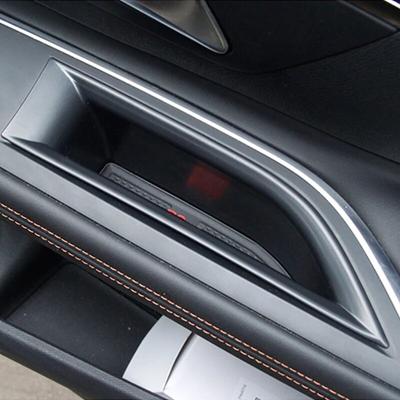 My Good Car  2pcs Plastic Car Interior Front Side Door Storage Box Case For Peugeot 5008 4008 Car Accessories