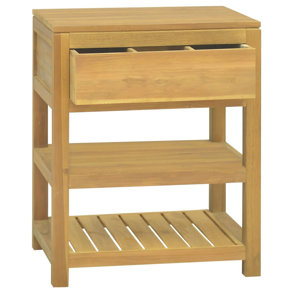 Bathroom Cabinet 60 x 45 x 75 cm Solid Teak Wood