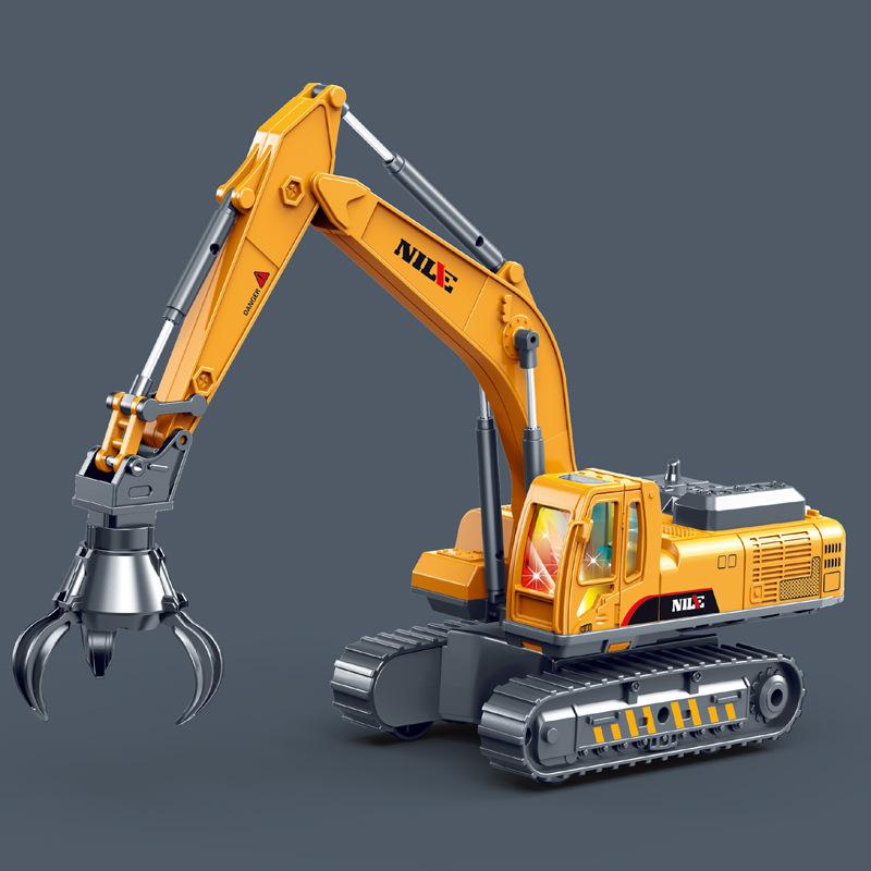 

Inertia Engineering Plastic Vehicle With Sound Light Features Interactive Clamp Machine