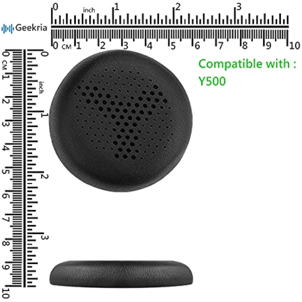 Geekria Earpads Compatible Pads ArcGe AKG Y500, Y 500 Headphone Compatible Ears/Earcups (Protein ...