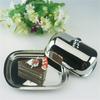 Stainless Steel Butter Storage Box Cake Bread Fruit Container Steak Salad Biscuit Serving Tray Restaurant Hotel Kitchen Dish