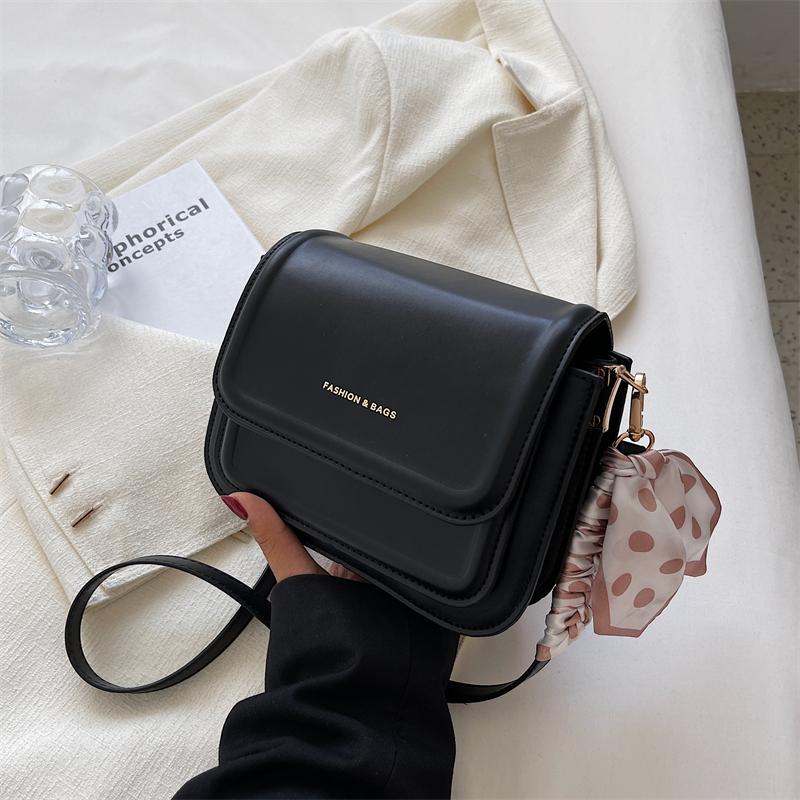 

Leather Shoulder Bag Purse for Women - Fashi Crossbody Bags Underarm Bag Small Square Satchel Handbag чёрный