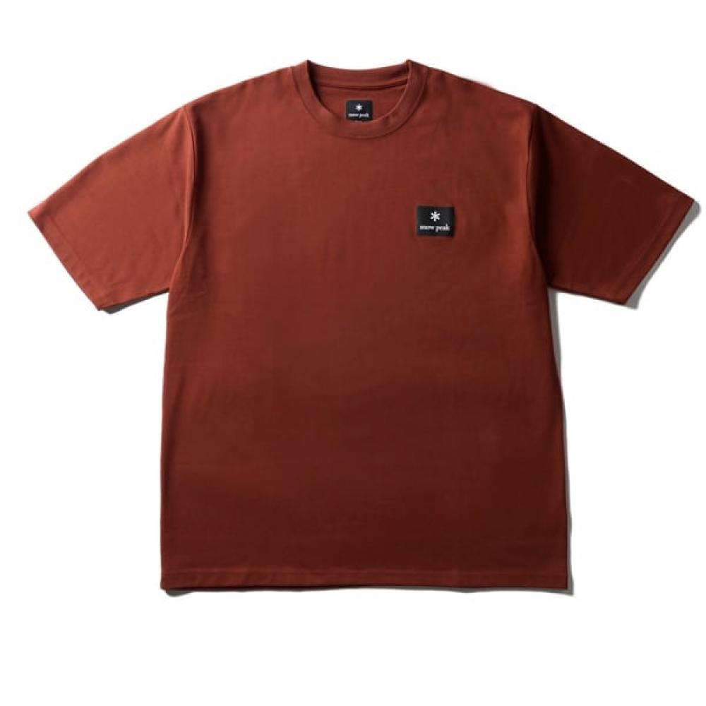 Snowpeak Men S New STandard Square Logo T ShirT lighT Brown S Size nSd TS 25au 0