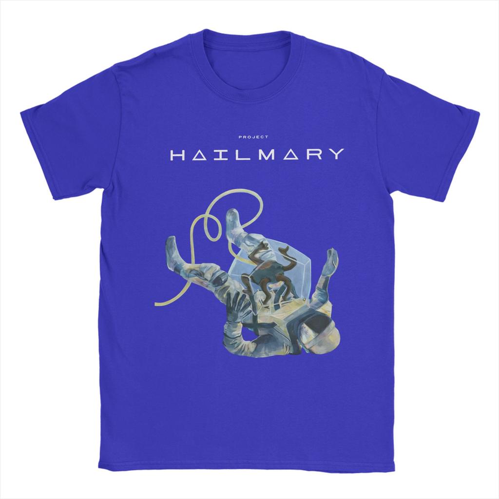 Mens TShirt Project Hail Mary Casual Pure Cotton Tees Short Sleeve T Shirt O Neck Tops Graphic Printed