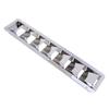 Stainless Steel Boat 7 Slots Louvered Vent Ventilation Grill Cover for Marine Boats Companionway Door and Cabin - Silver