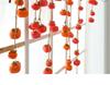 Frosted Persimmon String Wall Pendant for Autumn Decor – Perfect for Restaurants & Farmhouses