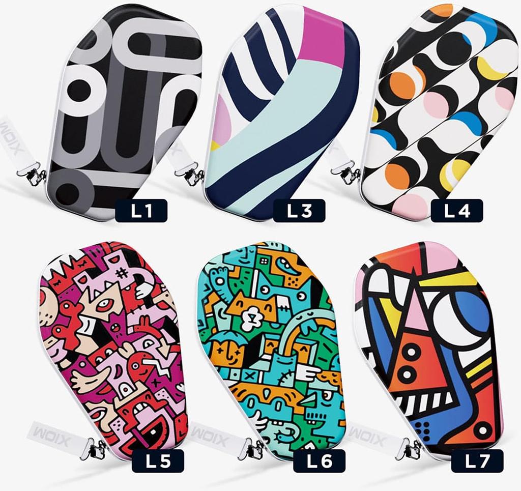 Exsion Table Tennis Racket Case Holds 2 8008 L4 LABHEXA, Rackets,