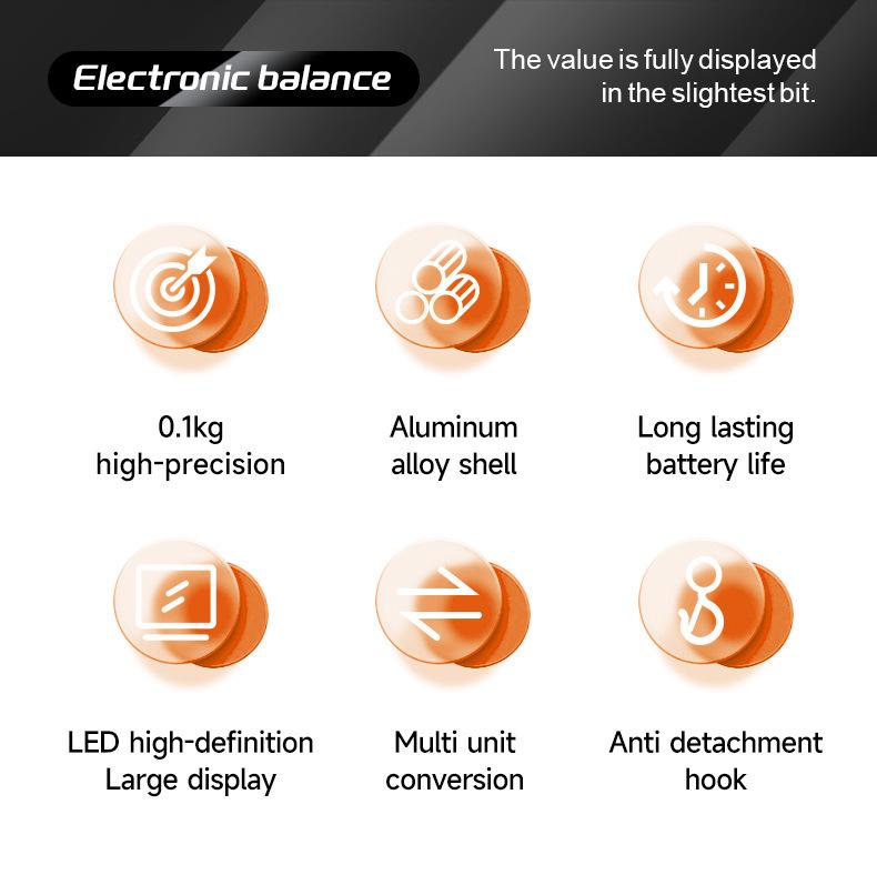 500kg/1t LED Crane Scale - Digital Hanging Hook Scale for Lifting