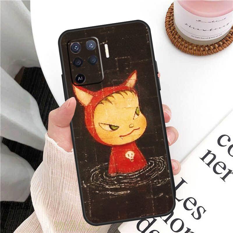 Yoshitomo Nara Case For Oppo A78 A54 A74 A94 A17 A57 A77 A76 A16 A96 A18 A60 A80 A40 A38 A58 A98 A15 A5 Pro