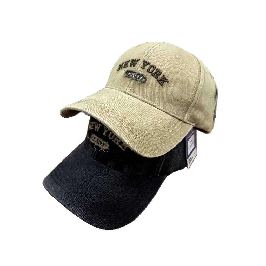 Washed and made old NEW YORK embroidered baseball cap soft top cap men's and women's versatile casual sun hat