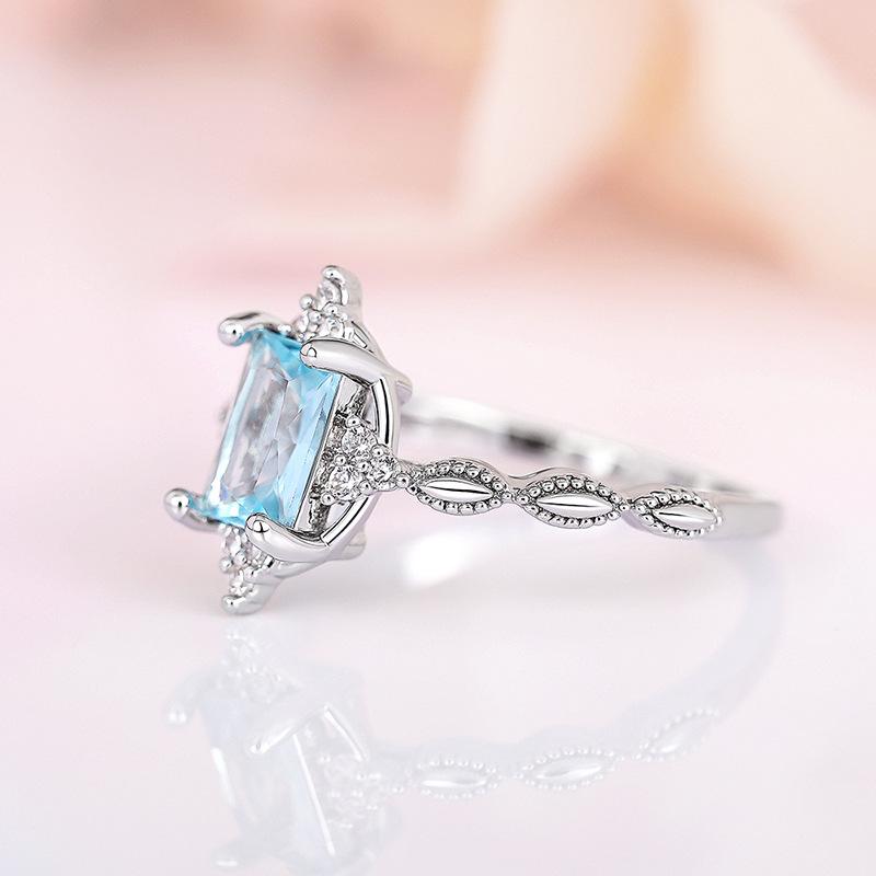 Cao Shi Elegant Crown Princess Ring - New Small Fresh European & American Aesthetic Style