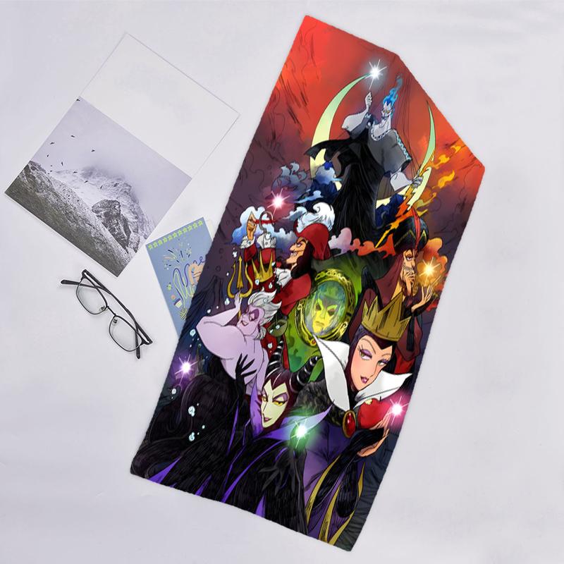 1pc Villains2 Beach Towel, Beach and Seaside Swimming Pool Equipment, Fashion Pattern, Rectangular, Travel Essentials