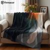 Stardust Mountains Ultra Soft Sherpa Fleece Blanket Fluffy Warm Halloween Cozy Throw for Sofa Couch Bedroom Gift All Season