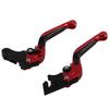 Folding Clutch Lever CNC 6061 Aluminum Alloy Adjustable Length for Trail 125 Monkey 125 Super CUB110 Red