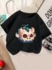 Cool Fruit Box Kids Short Sleeve T Shirt Summer Cute Cartoon Crewneck Boys Girls 3-14 Years