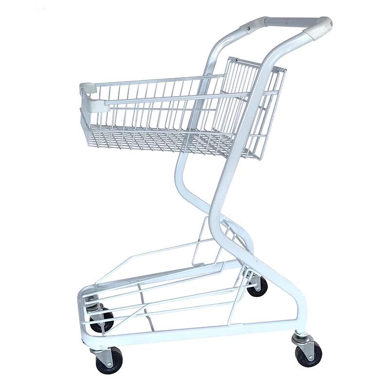 

Двухъярусная тележка для покупок в супермаркете