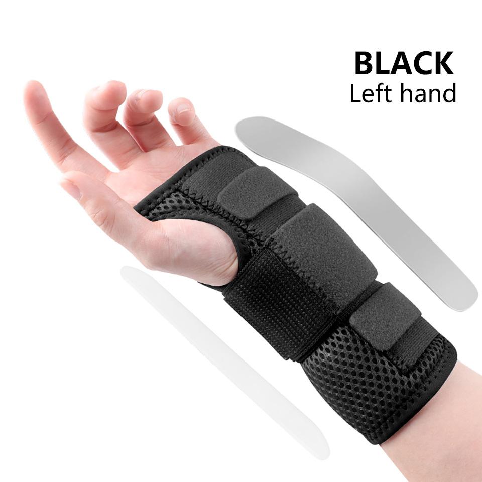

1Pcs Wrist Guard Compression Sprain Fracture Joint Brace Sleeve Wrist Strap Male Female Protective Gear Outdoor Sport Basketball S