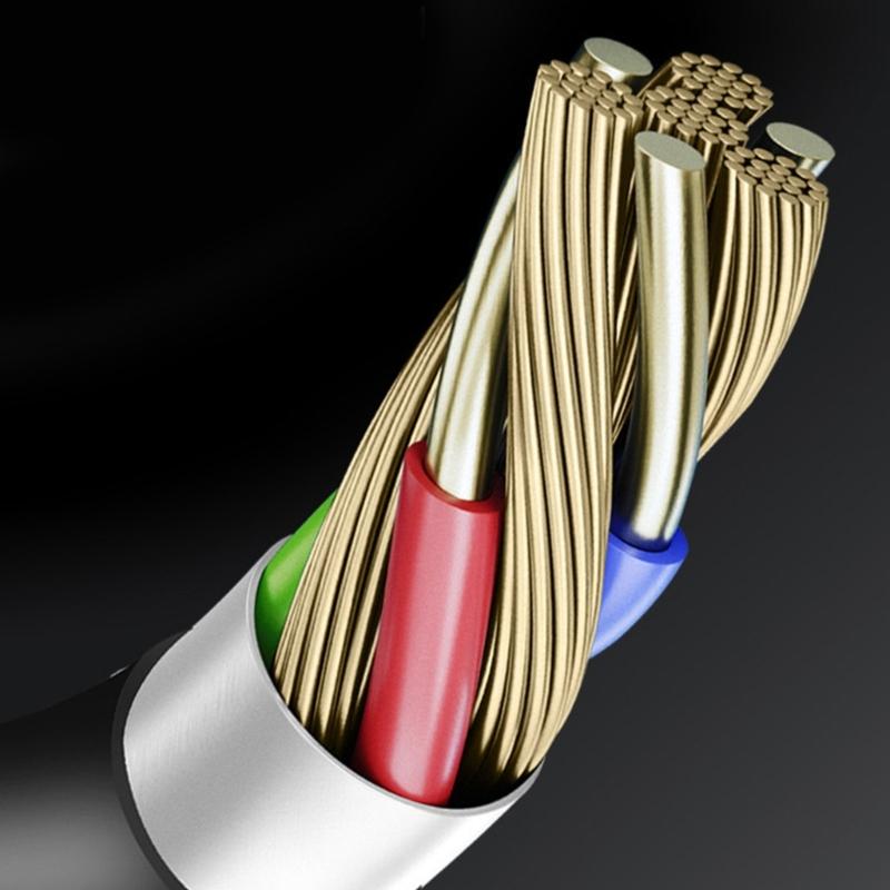 Coiled USB to USB C Cable Fast Charger Cord Retractable USB to USB C Coiled Cable Easy to Carry Charger for Smartphone