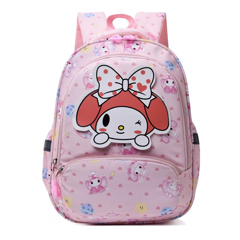 Adorable Cartoon Kids Backpack For Preschool Girls Nylon Lightweight School Bag