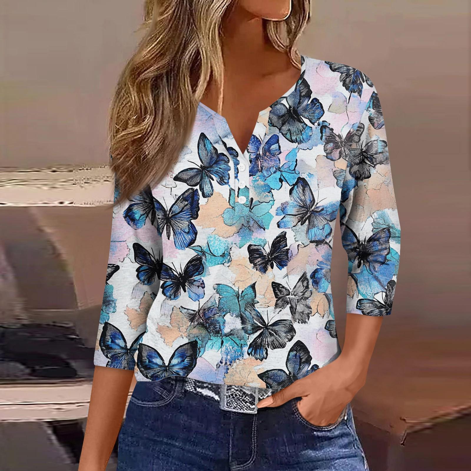 

Женская футболка с коротким рукавом и винтажным цветочным принтом в рубчик S