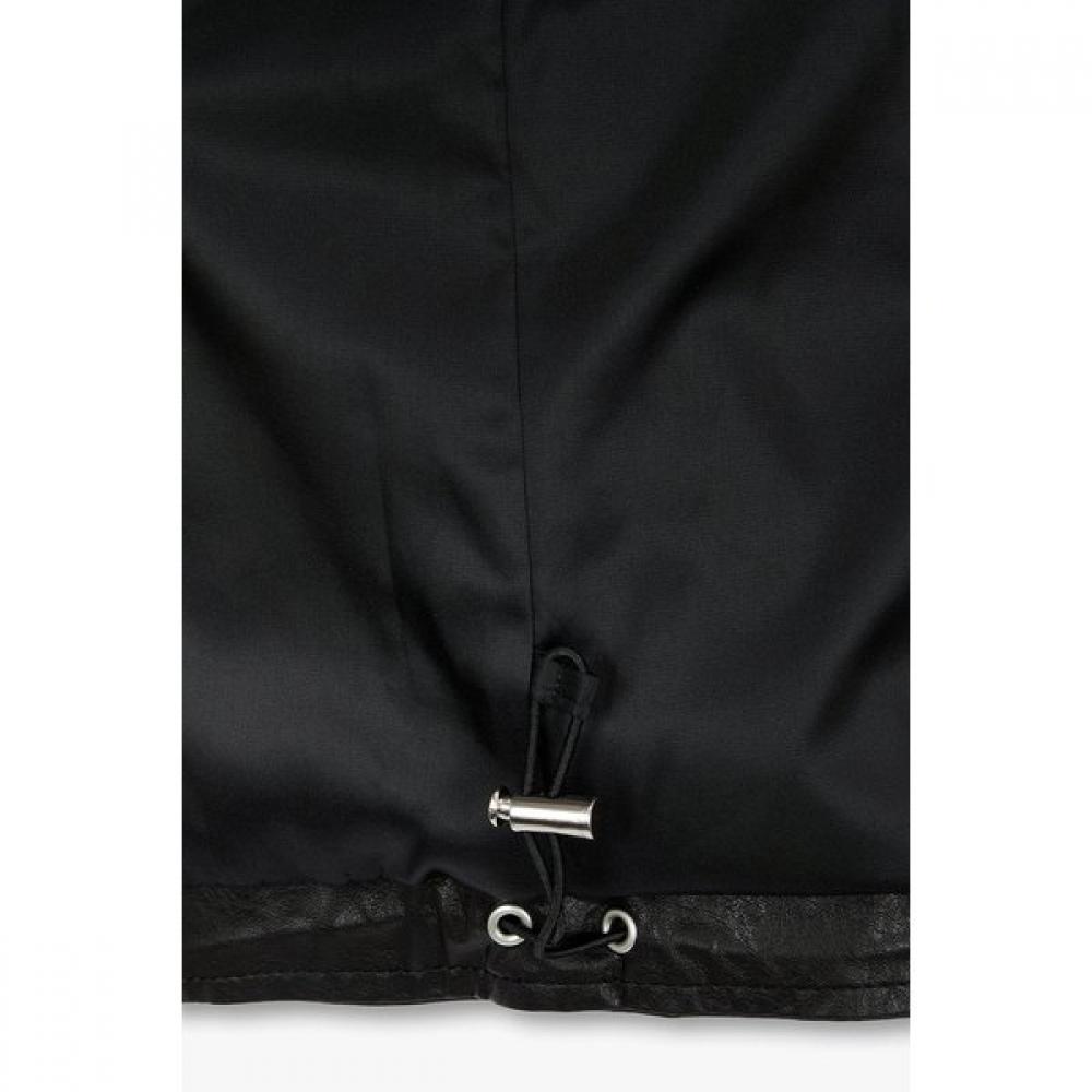 Studio Tomboy Synthetic Leather Hood Jacket 9176161972