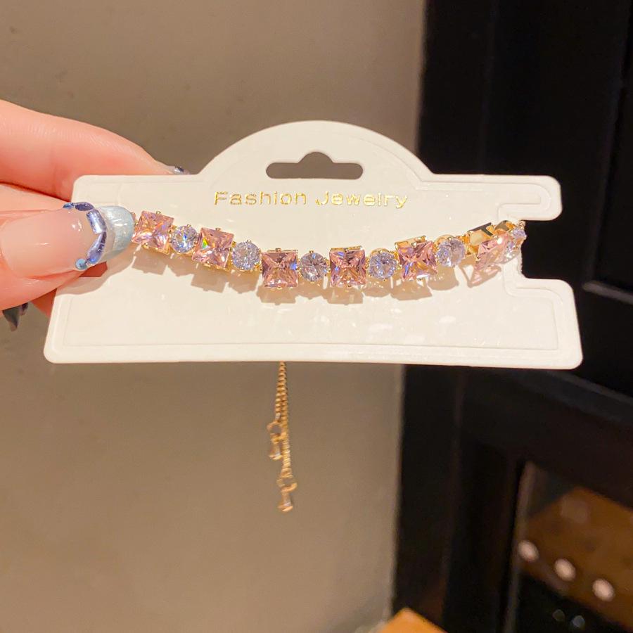 Вытягивающийся браслет с цирконами: Элегантный, Высококачественный Корейский Стиль Браслет-Браслет для Женщин