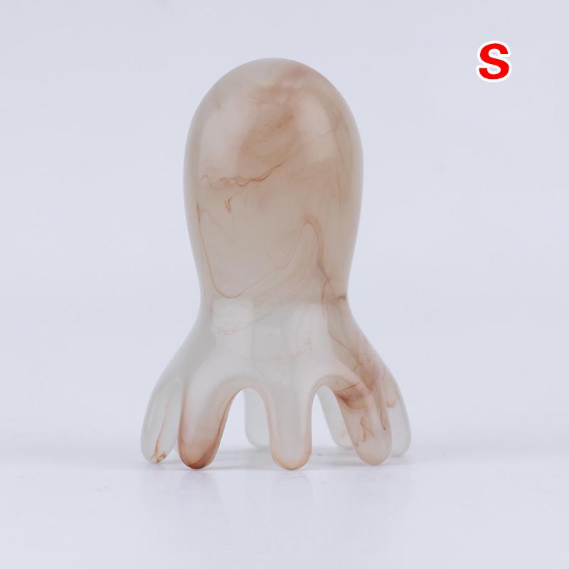 

Смола Осьминог Массажер для головы Расчесывание Меридиан Скребок Щетка для кожи головы Акупунктура Спа Гуа Ша Здоровье Инструмент для глубокого массажа Широкий зуб 4.5*7*3cm телесный