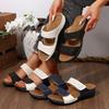 Wedges Sandals for Women Thick Sole Non-slip Sandals Casual Summer Dressy Platform Slides Women's Comfortable Walking Shoes Orthopedic Sandals Shoes