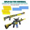 AGM MASTECH Toy Shotgun, Soft Bullet Shooting Gun, Blaster Gun with 20 Cartridges and 40 Darts (Blue)