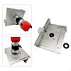 Aluminium Table Insert Plate Fence Sliding Brackets for Woodworking Benches