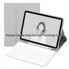 iPad Round Key Bluetooth Keyboard Leather Case with Pen Slot for Air/Pro/A16