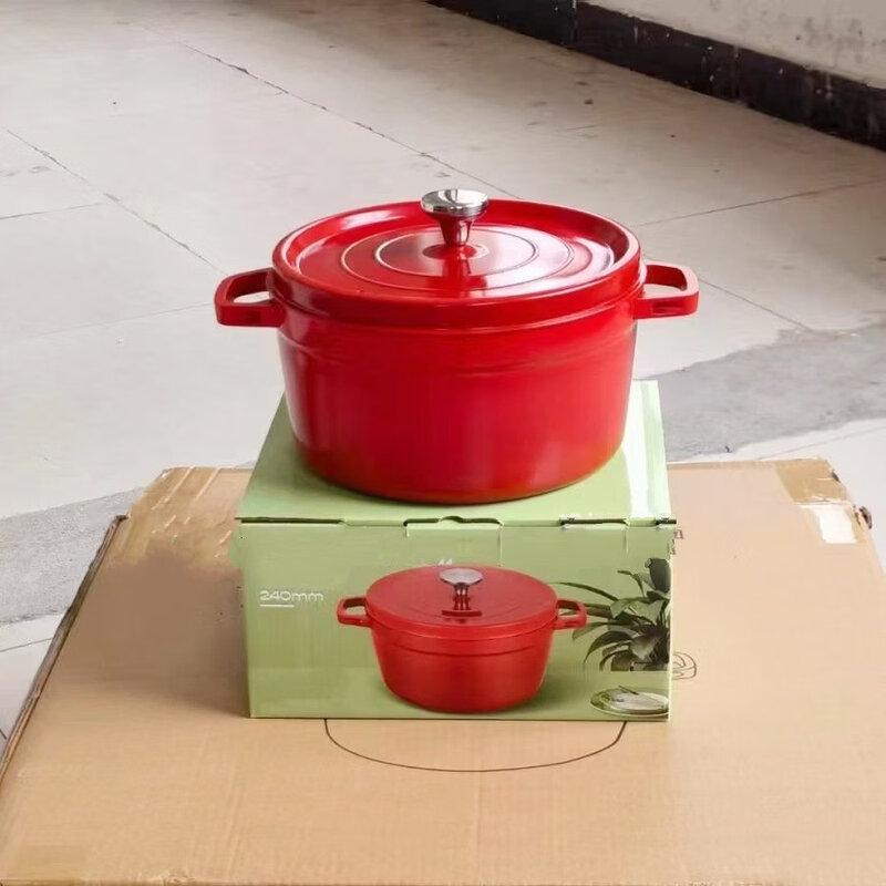 Чугунная антипригарная кастрюля Wutuo