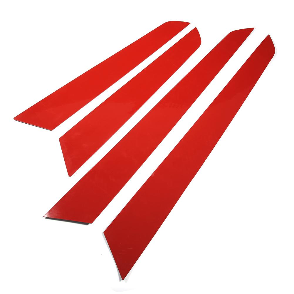 4PCS Interior Door Panel Cover Trim Real Carbon Fiber Fit for Mercedes C Class W204 07 13