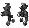 Aluminum Alloy Universal Mount Waterproof Anti-Shock Vibration Dampers Motorcycle Phone Holder for Bike Scooter ATV