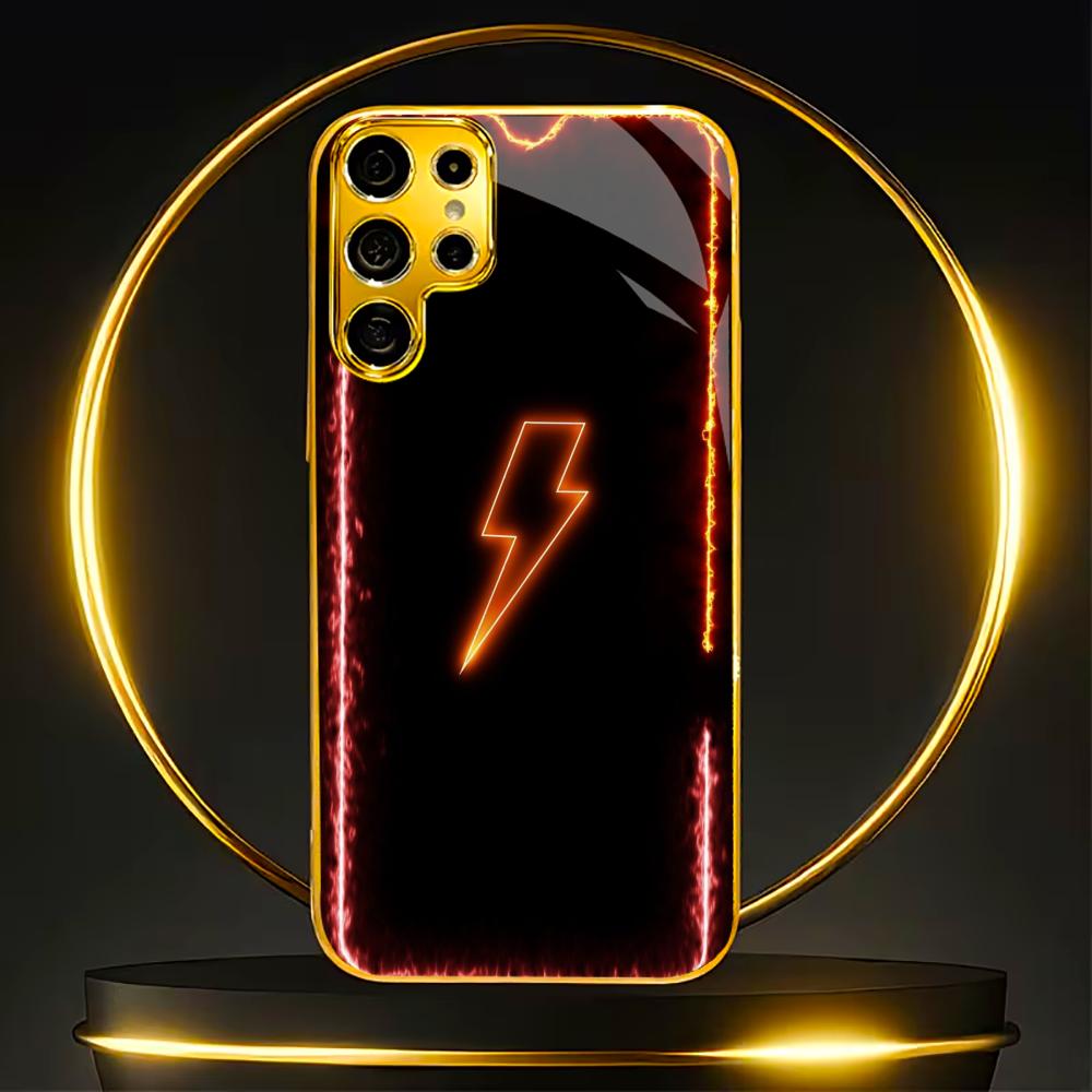 

Lightning faddish cellphone new Bestseller model PhoneCase Glass PhoneCase for Samsung Galaxy S26 S25 S24 S23 S22 FE,Ultra,Plus GalaxyS25