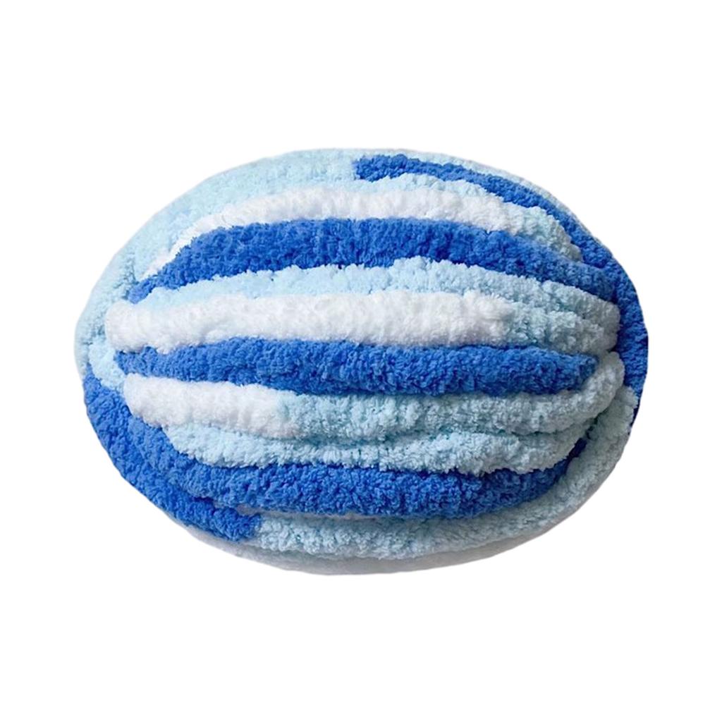 Colorful Rainbow Yarn for Crochet Knit Accessories Soft Long Lasting Multicolored Yarn Skein Perfect for Making Pet Bed